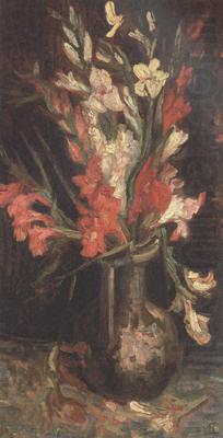 Vase with Red Gladioli (nn04), Vincent Van Gogh